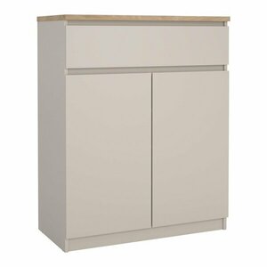 Krémszínű komód 80x100x40 cm Naia – Tvilum kép