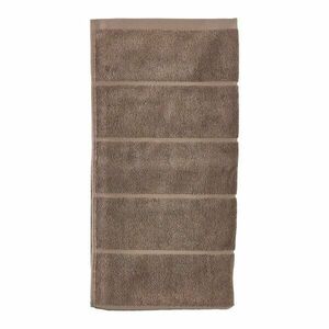 Világosbarna frottír pamut fürdőlepedő 70x140 cm Sauna – Zone kép