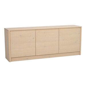 Világos natúr színű komód tölgyfa dekorral 180x70x40 cm Melstone – Rowico kép
