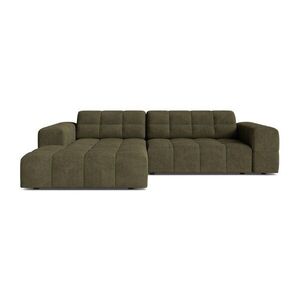 Khaki zsenília sarokkanapé (bal oldali-heverő résszel) Chicago – Cosmopolitan Design kép