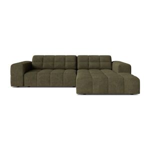 Khaki zsenília sarokkanapé (jobb oldali-heverő résszel) Chicago – Cosmopolitan Design kép