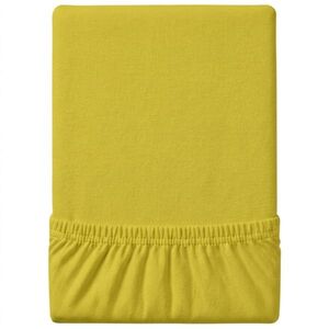 Jersey EXCLUSIVE sárga lepedő 90x200 cm Grammsúly (rost sűrűség): Lux (190 g/m2) kép