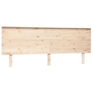 vidaXL tömör fenyőfa ágyfejtámla 204x6x82, 5 cm kép