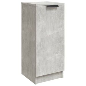 vidaXL betonszürke szerelt fa tálalószekrény 30 x 30 x 70 cm kép