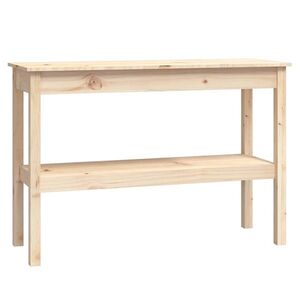tömör fenyőfa tálalóasztal 110 x 40 x 75 cm kép