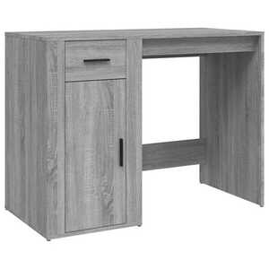 vidaXL szürke sonoma színű szerelt fa íróasztal 100x49x75 cm kép