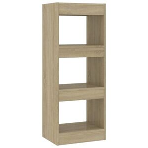 vidaXL sonoma tölgy szerelt fa könyvszekrény/térelválasztó 40x30x103cm kép