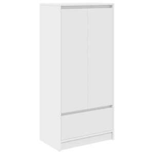 vidaXL fehér szerelt fa szekrény fiókkal 55, 5x34x119, 5 cm kép