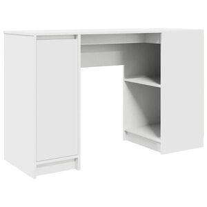 vidaXL fehér forgácslap íróasztal 120x42x76 cm kép