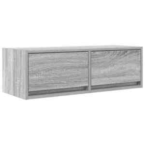 vidaXL szürke sonoma színű szerelt fa TV-szekrény 80x31x25, 5 cm kép