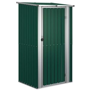 vidaXL zöld kerti fészer horganyzott acélból 118, 5 x 97 x 209, 5 cm kép