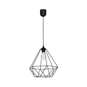 Függeszték BASKET 1xE27/60W/230V fekete 7214 kép
