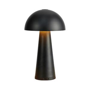 Markslöjd 108655 - FUNGI LED fényerőszabályozható, tölthető lámpa LED/1, 5W/5V IP44 fekete 108655 kép