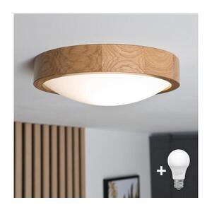 BRILAGI - LED mennyezeti lámpa CARVALHO SLIM 1xE27/15W/230V tölgy átm. 27 cm 8590828606772 kép