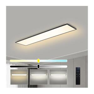 BRILAGI - fényerőszabályozható LED lámpatest SLIMFRAME LED/58W/230V 120x30 cm fekete + távirányító BRI181 kép