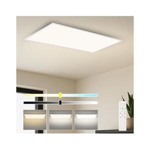 BRILAGI - LED dimmelhető mennyezeti lámpatest SLIMFRAME LED/80W/230V 120x60 cm fehér + távirányító BRI777 kép