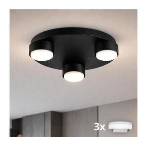 Brilagi - LED mennyezeti lámpa MONO 3xGX53/30W/230V Ø 30 cm fekete 89-008B kép