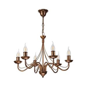 ANTON láncos csillár, 6xE14/60W/230V, bronz LM-6.294/BRĄZ kép