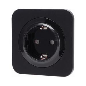 B.V. - Keretes SCHUKO fali aljzat 250V/16A fekete AI2773+AI2771 kép