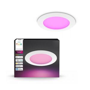 Philips - LED RGBW dimmelhető fürdőszobai süllyesztett mennyezeti lámpa Hue SLIM LED/12W/230V IP44 8721103109354 kép