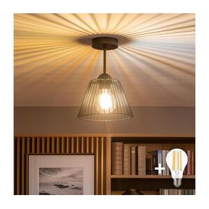 BRILAGI - LED felületre szerelhető csillár CERIA WIRE 1xE27/60W/230V átm. 21 cm fekete BG3989+EG300162 kép