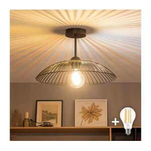 BRILAGI - LED felületre szerelhető mennyezeti lámpa CERIA WIRE 1xE27/60W/230V átm. 38 cm fekete BG3989+EG300159 kép