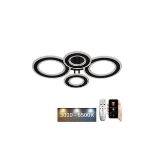 LED Dimmelhető felületre szerelhető csillár LED/100W/230V 3000-6500K + távirányítás J3346/B kép