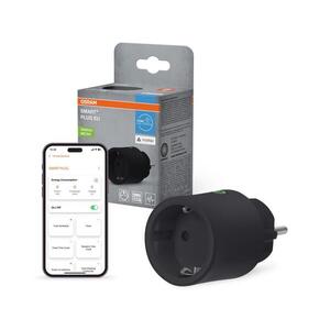 Osram - SMART+ MATTER SCHUKO okos dugalj 2300W/230V/10A Wi‑Fi fekete 4099854419225 kép