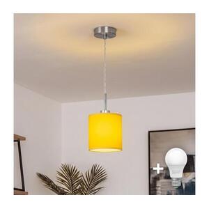 Mennyezeti lámpa 1xE27/60W/230V sárga kép