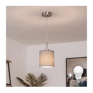 BRILAGI - LED függeszték kábelen NUBILA 1xE27/60W/230V átm. 14 cm szürke EG32515+BG1582 kép