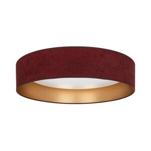 BRILAGI-LED mennyezeti lámpa VELVET SIMPLE LED/36W/230V 3000K átm. 55 cm bordó/arany 8590828055792 kép