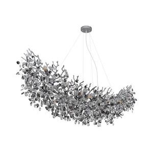 Globo 64138H4S - Kábeles csillár QUEENA 16xE14/40W/230V ezüstszínű 64138H4S kép