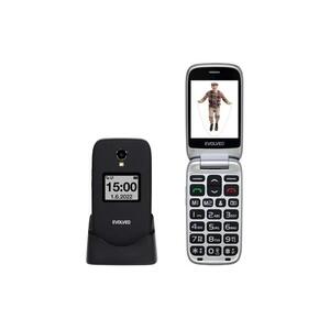Evolveo - EasyPhone FS kihajtható mobiltelefon időseknek 2.8" fekete EP-771-FSB kép