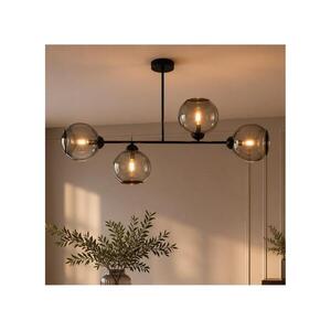 BRILAGI - Felületre szerelhető csillár DIOR 4xE27/60W/230V fekete/füstszürke 59-026B kép