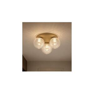 BRILAGI - Mennyezeti lámpatest STELLA 3xE27/60W/230V Ø 35 cm bézs/arany 85-017B kép
