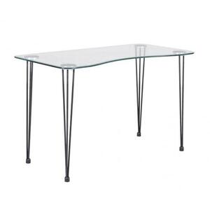 RONDO átlátszó üveg konzolasztal 120cm kép