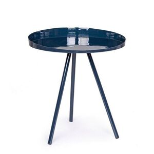 ANCHITA kék acél dohányzóasztal 46cm kép