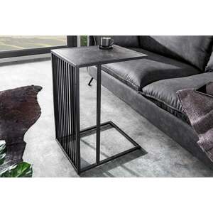 ARCHITECTURE fekete márvány mintázatú dohányzóasztal 60cm kép