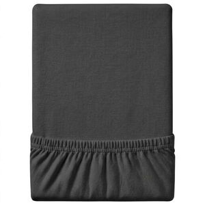 Jersey EXCLUSIVE sötétszürke lepedő 180x200 cm Grammsúly (rost sűrűség): Lux (190 g/m2) kép