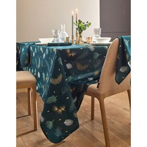 Asztalterítő aranyszínű ágakkal kép