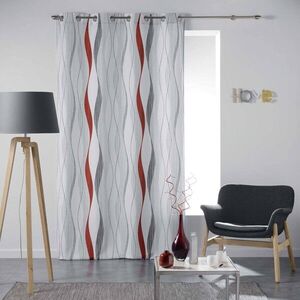 Hullámmintás függöny kép
