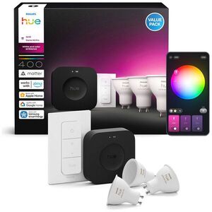 Philips Hue White and Color Ambiance 5 W, GU10, Starter Kit Pro kép