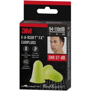 3M E‑A‑Rsoft FX Füldugó, SNR 37 dB, sárga, 5 pár kép