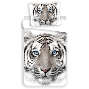 Jerry Fabrics Fehér tigris 140×200 cm kép