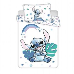 JERRY FABRICS Ágyneműhuzat - Lilo és Stitch Szivárvány, 100×135 + 40×60 cm kép