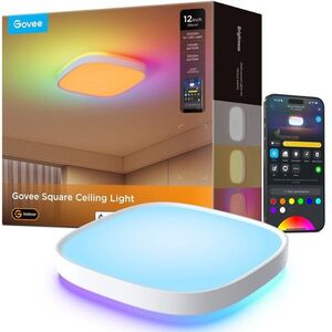 Govee RGBICWW Smart Duál mennyezeti lámpa, Matter, 2400 lm, 30 cm kép