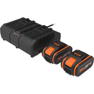 WORX WA3611 2 × AKU 4 Ah/ kettős töltő 2 A kép
