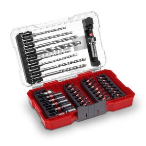 EINHELL M-CASE fúrószár, bit és dugókulcs alapkészlet, 39db, 49108763 kép