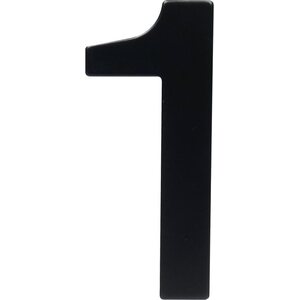 „1” házszám - rozsdamentes acél kép