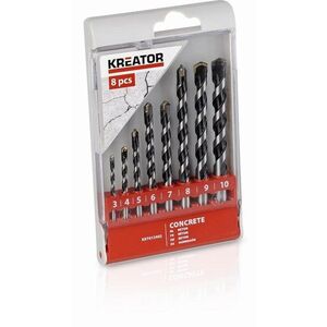 KREATOR KRT012402 - 8 darabos fúrószár készlet betonba kép